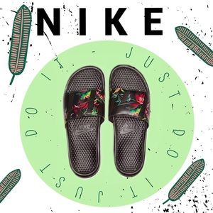 🔥NEW🔥 NIKE BENASSI PRINTED SLIDES SANDALS✔️